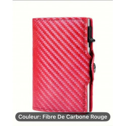Porte carte  rouge homme